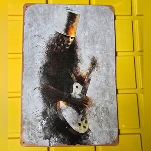Brian Patrick Carroll BUCKETHEAD Guitarist Metal Wall Sign